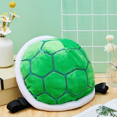 2 قطعة 11.8 × 11.4 بوصة حقيبة ظهر لطيفة على شكل سلحفاة خضراء قطيفة على شكل سلحفاة حقيبة ظهر أنيقة للجنسين ناعمة على شكل حيوانات كرتونية لأزياء تنكرية وإكسسوارات الملابس وهدايا حفلات الكريسماس in Kuwait