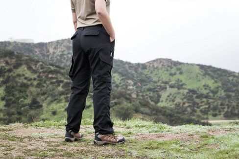 LAPG Women's Uniform Tactical Pants, Elastic Waistband, Training & Work Pants in Kuwait
