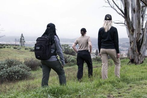 LAPG Women's Uniform Tactical Pants, Elastic Waistband, Training & Work Pants in Kuwait