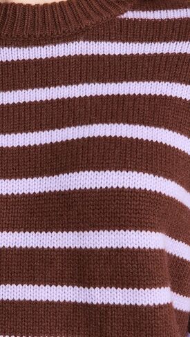 White + Warren Women's Cashmere Blend Striped Crewneck in Saudi Arabia