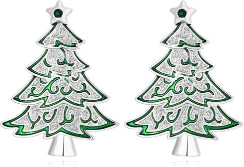 MUYAN Sparkling Christmas Dangle Earrings for Women Holiday Tree Earrings Festive Gift Christmas Jewelry Gift in Kuwait
