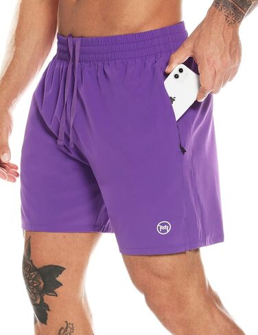 Men's Athletic Running Shorts Quick Dry Workout Shorts Lightweight Sports Gym Basketball Shorts Hiking in Saudi Arabia