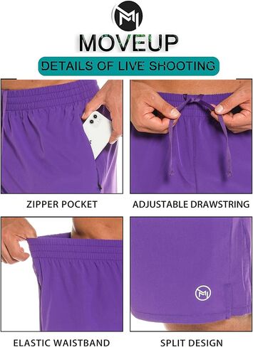 Men's Athletic Running Shorts Quick Dry Workout Shorts Lightweight Sports Gym Basketball Shorts Hiking in Saudi Arabia