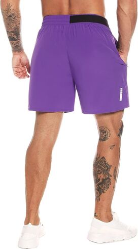 Men's Athletic Running Shorts Quick Dry Workout Shorts Lightweight Sports Gym Basketball Shorts Hiking in Saudi Arabia