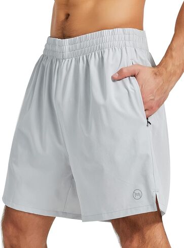 شورت رياضي للجري للرجال، شورت للتمرين سريع الجفاف، خفيف الوزن، شورت رياضي لكرة السلة والمشي لمسافات طويلة in Kuwait