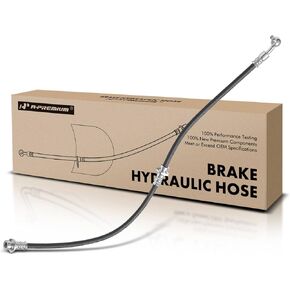 A-Premium Front Passenger Brake Hydraulic Hose Compatible with Select Nissan and Chevy Models - Sentra 2013-2021, LEAF 2011-2017, NV200 2013-2019, City Express 2015-2018 - Replace# 462103NA1A