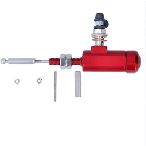 Motorcycle Brake Pump, M1 x 1.25mm Universal Motorcycle Brake Pump Hydraulic Clutch Master Cylinder for ATV Dirt Bike(Red)
