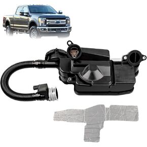 Oil Separator Assembly Compatible with Ford F250 F350 F450 F550 2011-2016 Super Duty 6.7L V8 Diesel Engine PCV CCV Oil Separator Replaces# DC3Z6A785C, BC3Z6A785A