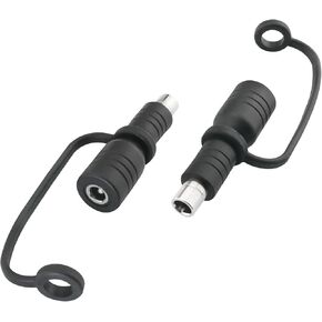 2PCS Power Adaptor Plug with Sleeve DC Female to Male Connector Adapter Power Supply Charger Converter Head Storage Power Adaptor Plug Suitable for Energy Battery Boards