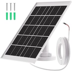 7W Solar Panel for Ring Doorbell Solar Charger, 10 FT IP66 Waterproof Solar Panel Camera Charger Cable Compatible with Ring Video doorbell 2, Video doorbell 3/3 Plus, Video doorbell 4/4 Plus
