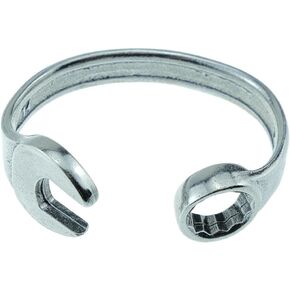 Pirantin Established 2000 23rd Wedding Anniversary - Spanner Wrench Bangle Bracelet Stamped With EST 2000