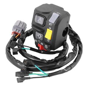 Dokili Left Handlebar Switch Electric Shift Start Stop Headlight 35140-HP5-A51 35140-HP5-A11 35200-HP5-601 Compatible with 2007-2013 Honda Rancher 420 ES TRX420 TRX420TE TRX420FE TRX420FPE ATV