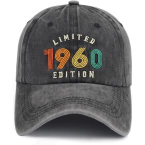 Limited 1990 1980 1970 1960 1950 1940 Edition Baseball Cap for Men Women