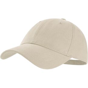 Baseball Cap Adjustable Size Unstructured Soft Cotton Hat for Outdoor Men Women