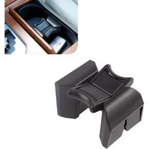 1 PC Car Center Console Water Cup Holder Clip, ABS Plastic Cup Holder Plug-in Modified Divider, Replaces OEM Number 55618-06020 Accessories, Compatible with 2007-2011 Camry Models (Black)