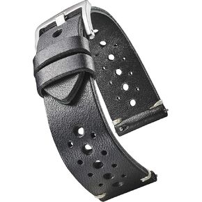 ALPINE Vintage Leather Watch Band - Replacement Watch Bands for Women & Men - Compatible with Regular & Smart Watch Bands