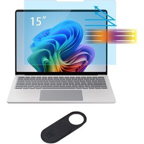 MUBUY-GOL Anti Blue Light Screen Protector for Microsoft Surface Laptop 7/Laptop 6/Laptop 5/Laptop 4/Laptop 3 (15 inch) Anti Glare Eyes Protection Screen Filter, Reduces Eyes Strain