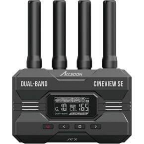 Accsoon CineView SE Multispectrum Wireless HDMI&SDI Video Receiver, 2.4GHz+ 5GHz Dual-Band Transmission, Range of 1200 ft/350m, Latency 0.05s&1080P FHD, Easy to Use-Receiver Only