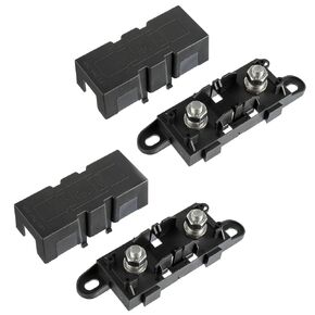 Kingsea 2 قطعة حامل فيوز متوسط ​​الطول، حامل فيوز AMG MEGA، حامل فيوز مثبت بمسمار Anm للقوافل والرافعة الشوكية والسيارة، أسود in Kuwait