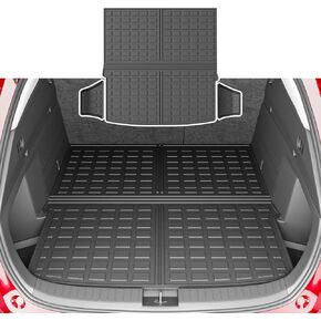 Floor Mat Compatible with 23-25 Mazda CX50 Cargo Mat Trunk Mat Backrest Mat Cargo Liner Replacement for 2023-2025 Mazda CX-50 Accessories (Cargo Mat+Backrest Mat+Floor Mat)