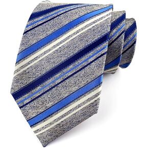 Secdtie Men's Striped Woven Tie Business Patterned Formal College Daily Dress Neckties