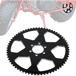 #35 Chain 65 Tooth Rear Sprocket CNC for CT100U CC100X CK100 Baja Doodle Bug Blitz Dirt Bug Racer DB30 97cc 100cc Go Kart Mini Bike Red