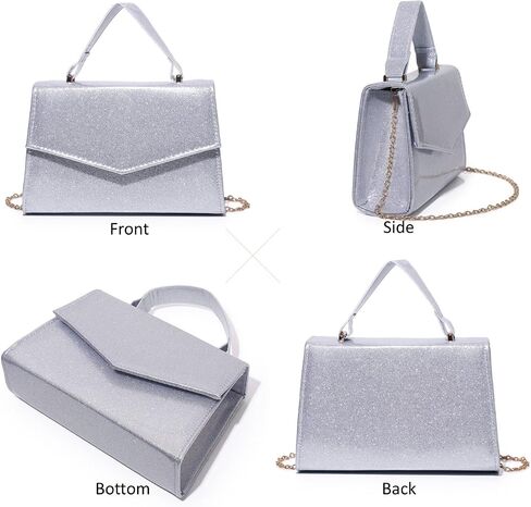 Patent Leather Clutch Purse Glittering Envelope Women Evening Bag for Wedding Party Cocktail Prom in Saudi Arabia