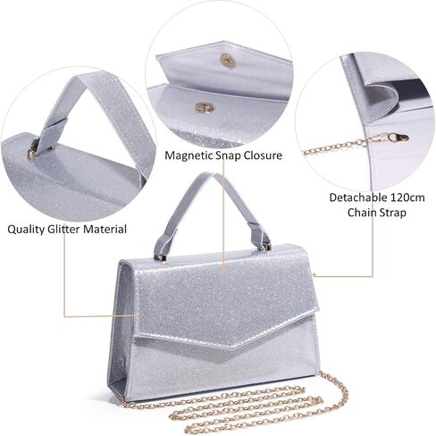 Patent Leather Clutch Purse Glittering Envelope Women Evening Bag for Wedding Party Cocktail Prom in Saudi Arabia