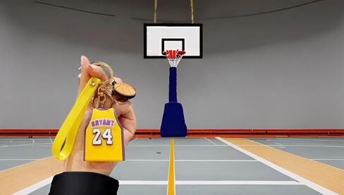 3D Silicone Basketball Keychain- Fun way to personalize keys, bags, belts, bookbag and more! in Saudi Arabia