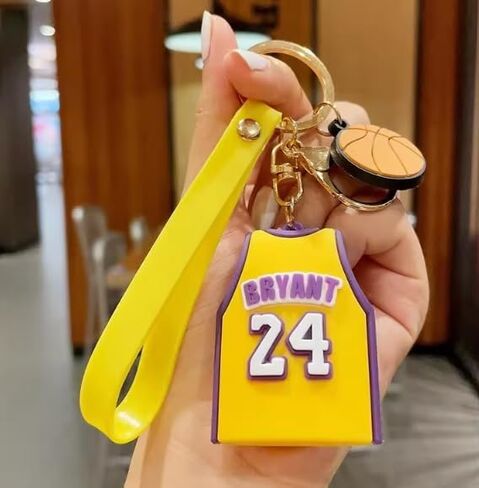 3D Silicone Basketball Keychain- Fun way to personalize keys, bags, belts, bookbag and more! in Saudi Arabia