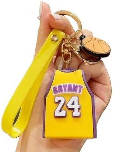 3D Silicone Basketball Keychain- Fun way to personalize keys, bags, belts, bookbag and more! in Saudi Arabia