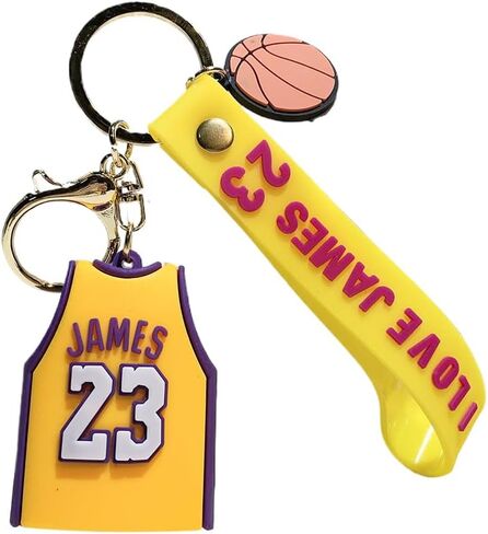 3D Silicone Basketball Keychain- Fun way to personalize keys, bags, belts, bookbag and more! in Saudi Arabia