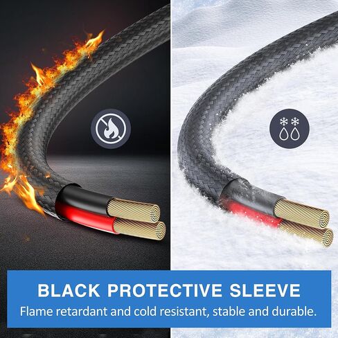 XT60 to Anderson Connector Cable(12AWG 1ft), Anderson to XT60 Female Adapter, Injection Molded XT60 to Anderson with Flame Retardant Sleeve for RC Battery,Solar Panel,Portable Power Station in Saudi Arabia