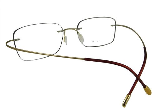 Rimless Titanium Eyeglass frames Men Hingeless Light weight 55-18-140 in Kuwait