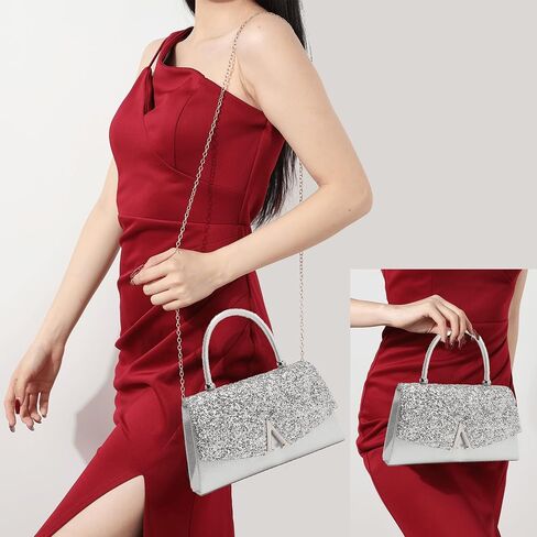 Sparkly Evening Handbag Glitter Clutch Bags for Women Bridal Wedding Purse for Prom Cocktail Party Clutches in Saudi Arabia