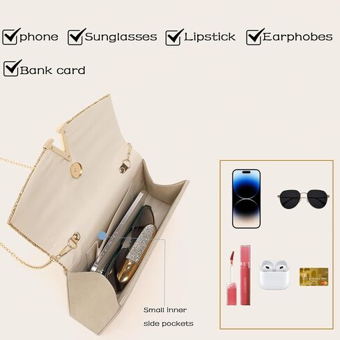 Sparkly Evening Handbag Glitter Clutch Bags for Women Bridal Wedding Purse for Prom Cocktail Party Clutches in Saudi Arabia