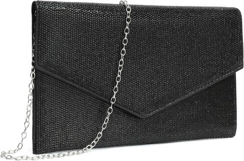 CARIEDO Women's Evening Bag Elegant Clutch Delicate PU Leather Flap Handbag Prom Wedding Party in Saudi Arabia