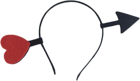appuivbt Funny Love Heart for Arrow Boppers Headband Valentines Day Elastic Hair Hoop Hair Accessories for Holiday Costume Party in Saudi Arabia
