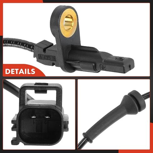 A-Premium Front Left/Right ABS Wheel Speed Sensor Compatible with Land Rover - Discovery Sport 2015-2017, Range Rover Evoque 2019-2022 - Front Driver or Passenger Side, Replace# LR114879, K8D29E731AA in Saudi Arabia