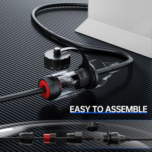 AOLEAD Starlink Cable 150FT for Starlink Rectangular Satellite V2 - Starlink Replacement Cable Extension with End Caps Starlink Accessories - Waterproof Gray (150FT/45M) in Saudi Arabia
