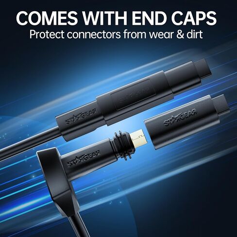 AOLEAD Starlink Cable 150FT for Starlink Rectangular Satellite V2 - Starlink Replacement Cable Extension with End Caps Starlink Accessories - Waterproof Gray (150FT/45M) in Saudi Arabia