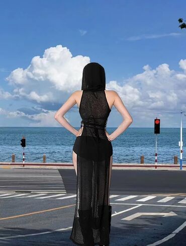 Gothic Rave Outfits Dresses for Women Festival Black Sexy Goth Clothes Rave Wear in Saudi Arabia