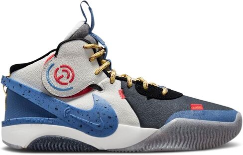 حذاء كرة السلة Nike Air Deldon 'Summit White/Pure Platinum/Indigo Storm' للجنسين DM4096-100 مقاس نسائي - 11.5 للرجال - 10 in Saudi Arabia