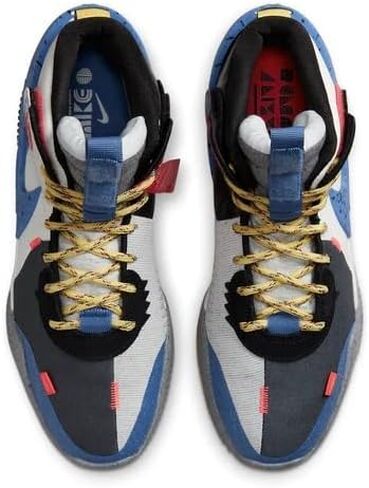 حذاء كرة السلة Nike Air Deldon 'Summit White/Pure Platinum/Indigo Storm' للجنسين DM4096-100 مقاس نسائي - 11.5 للرجال - 10 in Saudi Arabia