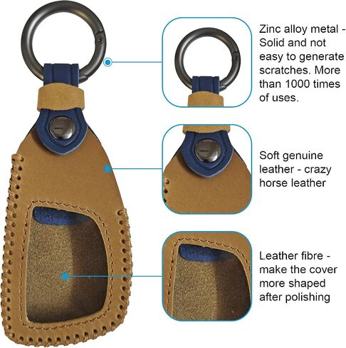 for GMC Key Fob Cover Leather, for 2022 - 2025 Chevy Silverado 1500 GMC Sierra 1500, 2024 2025 Silverado Sierra 2500HD 3500HD, 2021-2024 Chevy Traverse Tahoe Suburban GMC Yukon Denali, 3-6 Buttons in Saudi Arabia