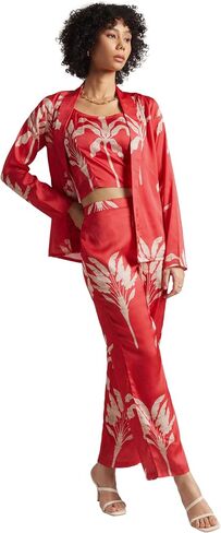 Zaccai Women's 2024 Summer Sleeveless Round Neck Abstract Co-Ords Suits Set in Saudi Arabia
