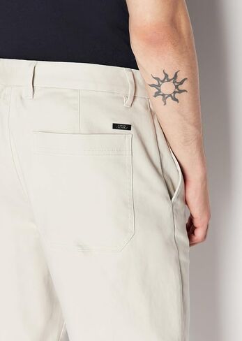 Armani Exchange Men's 90s Fit Loose Cotton Twill Pant in Saudi Arabia