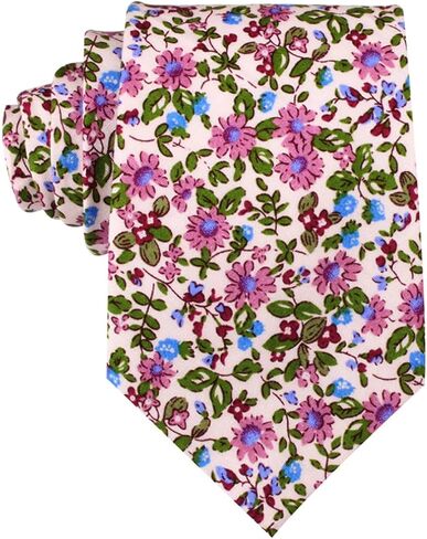 OTAA Floral Necktie Casual Ties for Men - Perfect Neck Tie for Groomsmen Wedding Ties or Formal Occasions in Saudi Arabia