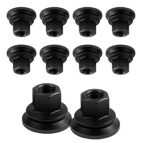 611-936 6509424aa Wheel Lug Nuts Compatible with Dodge/Ram 3500 4500 5500 Models, M14-1.50 Flange - 22mm Hex, 28.5mm Length, Medium, (10pcs)