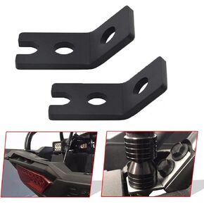 Chelhead 2 PACK Backup Reverse Led Whip or Light Pod Mount Bracket or Flag Pole Mount Brackets for Polaris RZR XP 1000 Turbo 900
